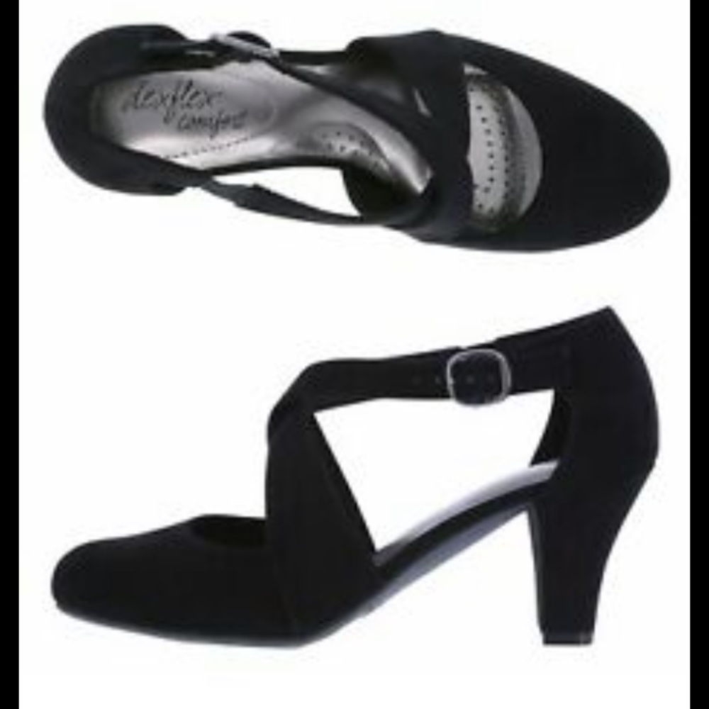 DEXFLEX COMFORT BLACK HIGH HEELS